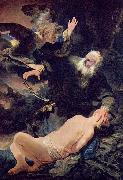 Rembrandt Peale sacrifice of Abraham painting